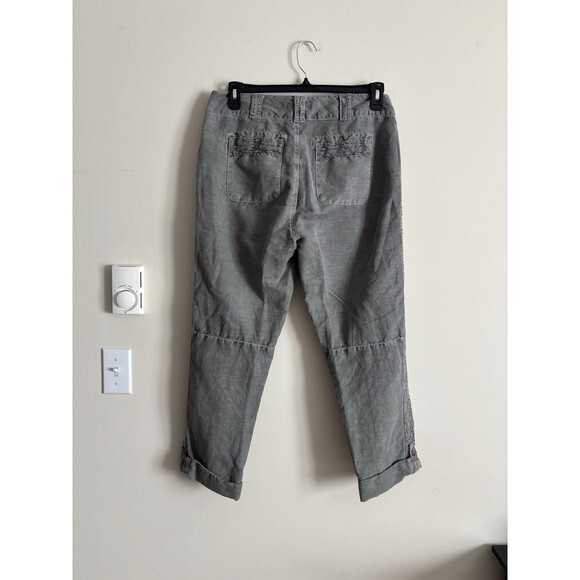 Sundance Catalog Organia Pants Womens Medium Size 10 Cargo Utility Lace  Boho‎ - Picture 4 of 5
